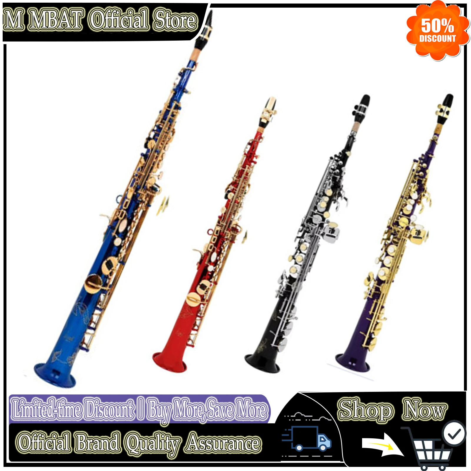 SLADE Bb Soprano Saxophone Direct Pipe Latun B Flat Natural Body Carved Design with Shoulder Case Straight Tube Saxophone
SLADE Bb Soprano Saxophone Direct Pipe Latun B Flat Natural Body Carved Design with Shoulder Case Straight Tube Saxophone