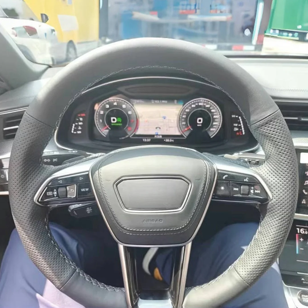 Оплетка на руль автомобиля, износостойкая искусственная кожа для Audi A6 (C8) Avant Allroad 2018-2019 A7 (K8) 2018-2019 S7
Оплетка на руль автомобиля, износостойкая искусственная кожа для Audi A6 (C8) Avant Allroad 2018-2019 A7 (K8) 2018-2019 S7