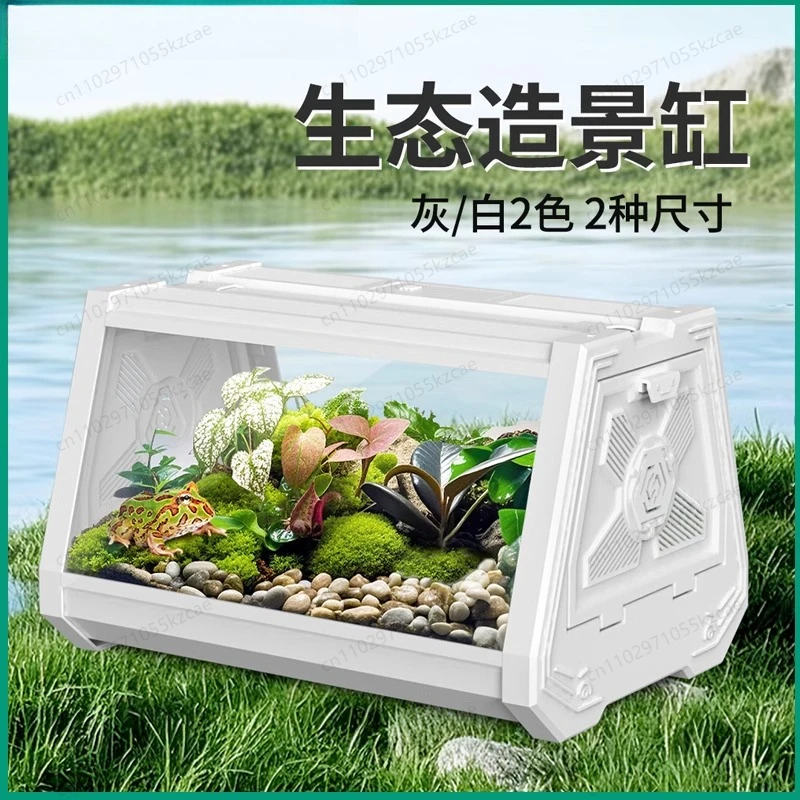 Desktop Eco Terrarium Kit, Water & Land Moss Landscape in Glass for Home/Office, Low Maintenance & Decorative
Desktop Eco Terrarium Kit, Water & Land Moss Landscape in Glass for Home/Office, Low Maintenance & Decorative