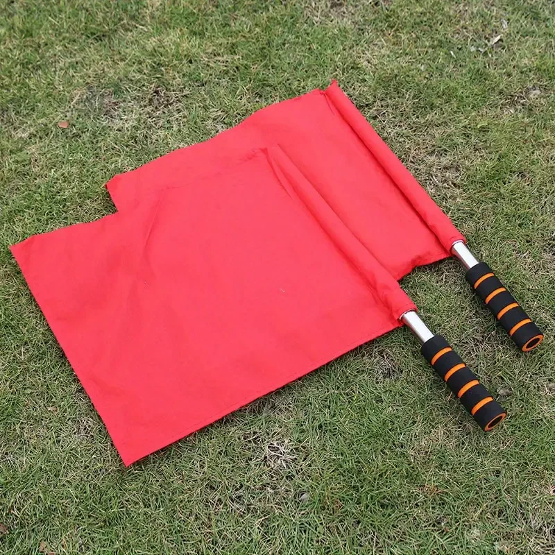 Premium Referee Starting Flag with Stainless Steel Anti-Slip Handle for Soccer, Track and Field Sports Events (Multiple Colors)
Premium Referee Starting Flag with Stainless Steel Anti-Slip Handle for Soccer, Track and Field Sports Events (Multiple Colors)