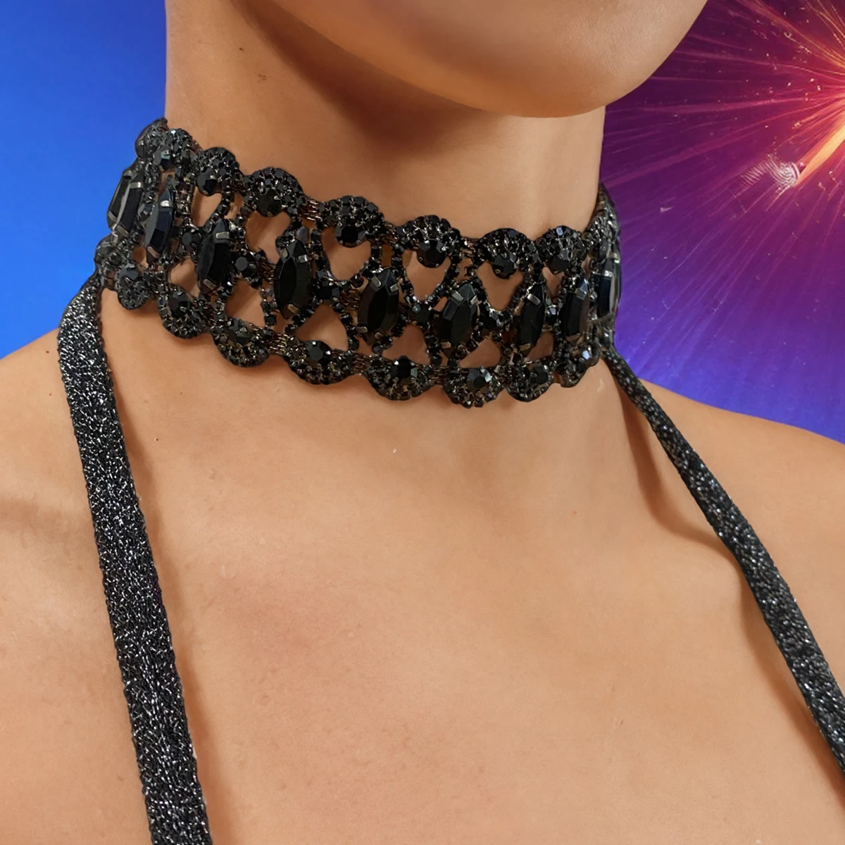 1 fashionable and personalized necktie necklace with rhinestone inlay, daily gift for women at parties
1 fashionable and personalized necktie necklace with rhinestone inlay, daily gift for women at parties