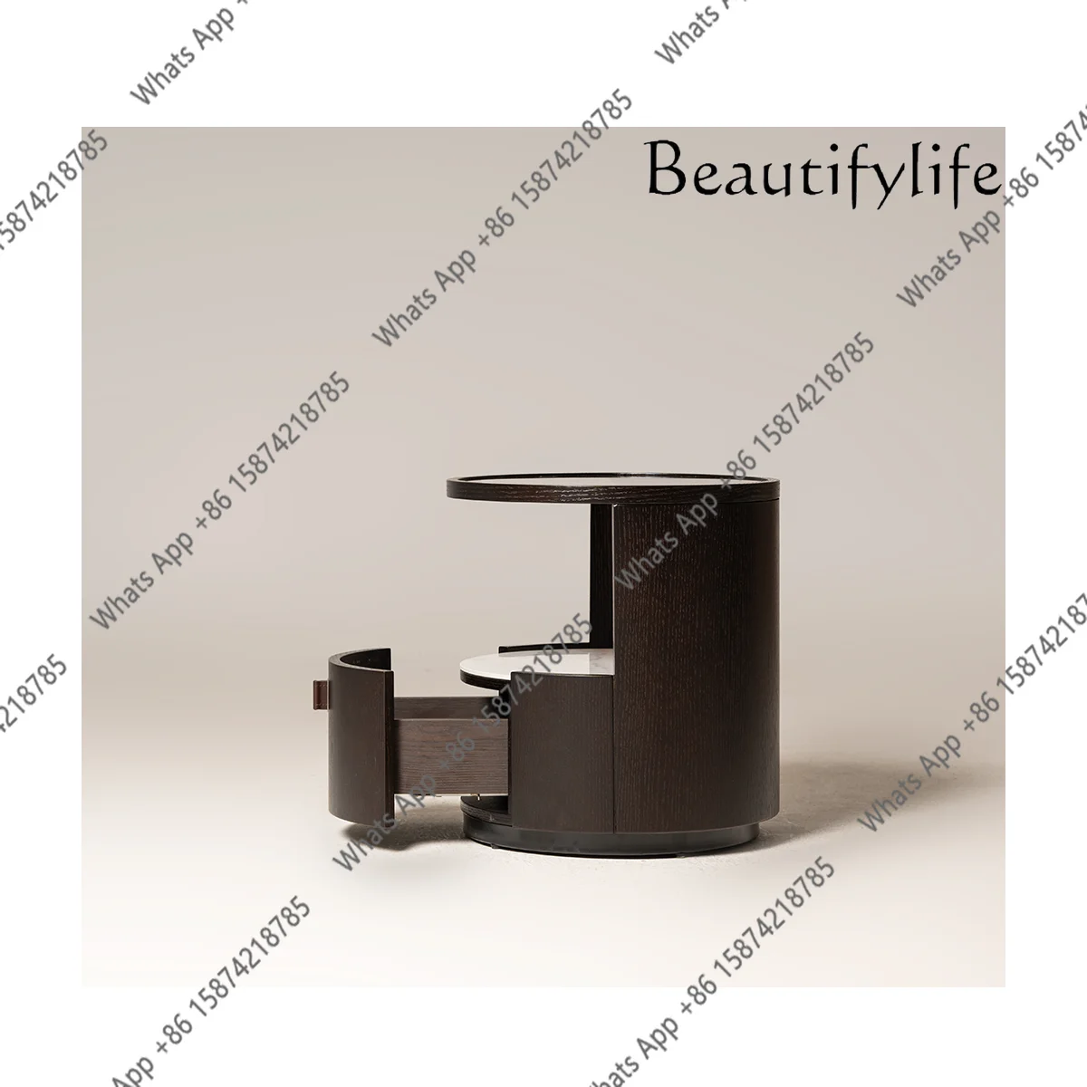 Zx Italian Minimalist Round Creative Storage Solid Wood Bedside Table Simple Designer Fashionable High-end
Zx Italian Minimalist Round Creative Storage Solid Wood Bedside Table Simple Designer Fashionable High-end