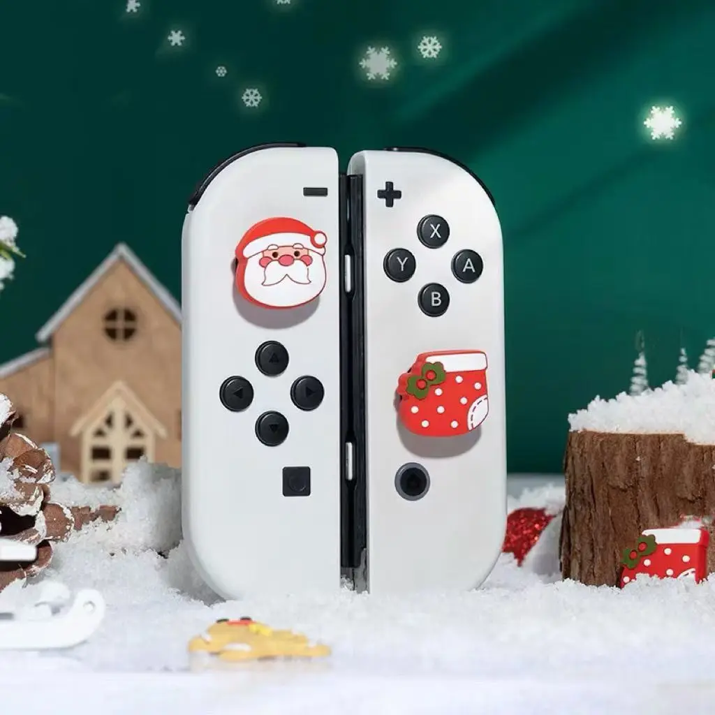 GeekShare 4PCS Thumb Grip Caps Cute Cartoon Christmas Theme Game Accessories For Nintendo Switch OLED Lite Thumbstick Covers
GeekShare 4PCS Thumb Grip Caps Cute Cartoon Christmas Theme Game Accessories For Nintendo Switch OLED Lite Thumbstick Covers