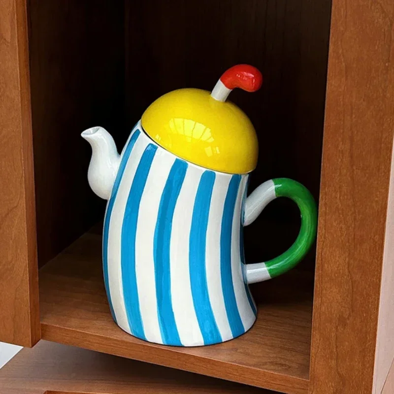 Ceramic Cold Water Kettle, High-Temperature Resistant, Large Capacity Kitchenware with Cute Cartoon Design
Ceramic Cold Water Kettle, High-Temperature Resistant, Large Capacity Kitchenware with Cute Cartoon Design