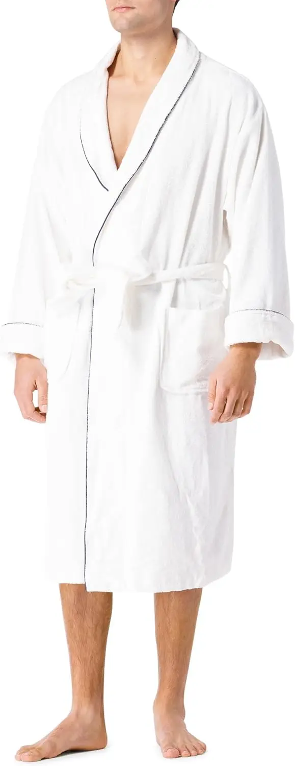Ultra Plush Turkish Spa Robe for Men - Terry Cotton Bathrobe
Ultra Plush Turkish Spa Robe for Men - Terry Cotton Bathrobe