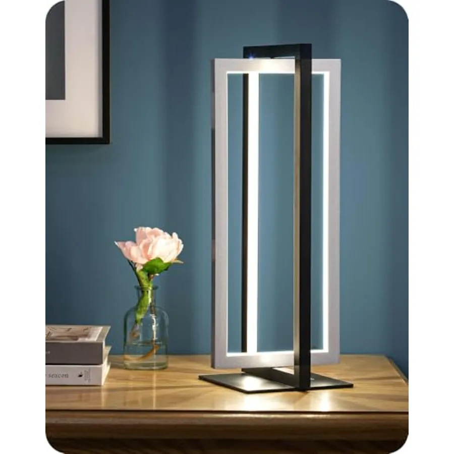 Modern LED Table Lamp, 750LM Stepl Dimmable Bedside Lamp, 3 Color Temperature, Switch Control Nightstand Lamp for Living Room B
Modern LED Table Lamp, 750LM Stepl Dimmable Bedside Lamp, 3 Color Temperature, Switch Control Nightstand Lamp for Living Room B