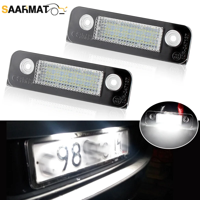 2pcs ABS Plastic LED Car License Plate Lamp Canbus for Ford Kuga S MAX Mondeo MK4 MK5 MK2 FIESTA 2008-2019
2pcs ABS Plastic LED Car License Plate Lamp Canbus for Ford Kuga S MAX Mondeo MK4 MK5 MK2 FIESTA 2008-2019