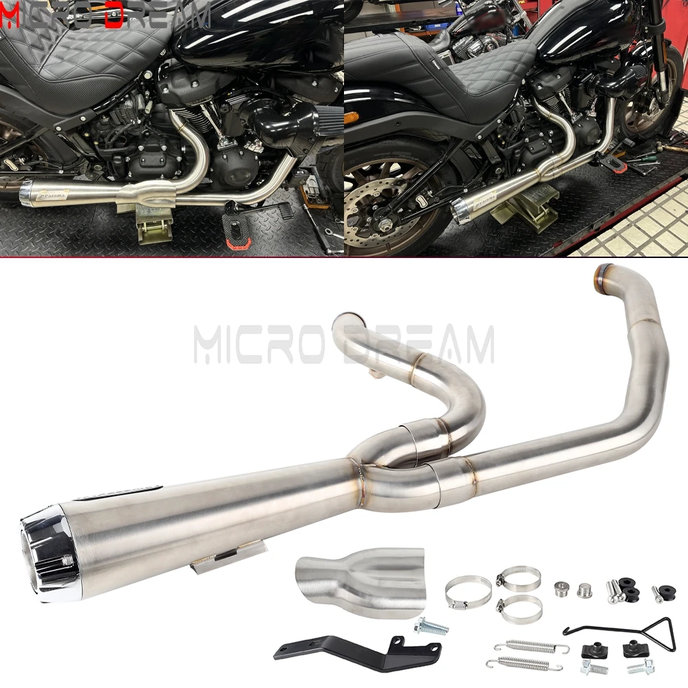 2-into-1 Full Complete Exhaust System For Harley Softail Low Rider ST FXLRST FXLR FXLRS FXST 2018 2019 2020 2021 2022 2023 2024
2-into-1 Full Complete Exhaust System For Harley Softail Low Rider ST FXLRST FXLR FXLRS FXST 2018 2019 2020 2021 2022 2023 2024