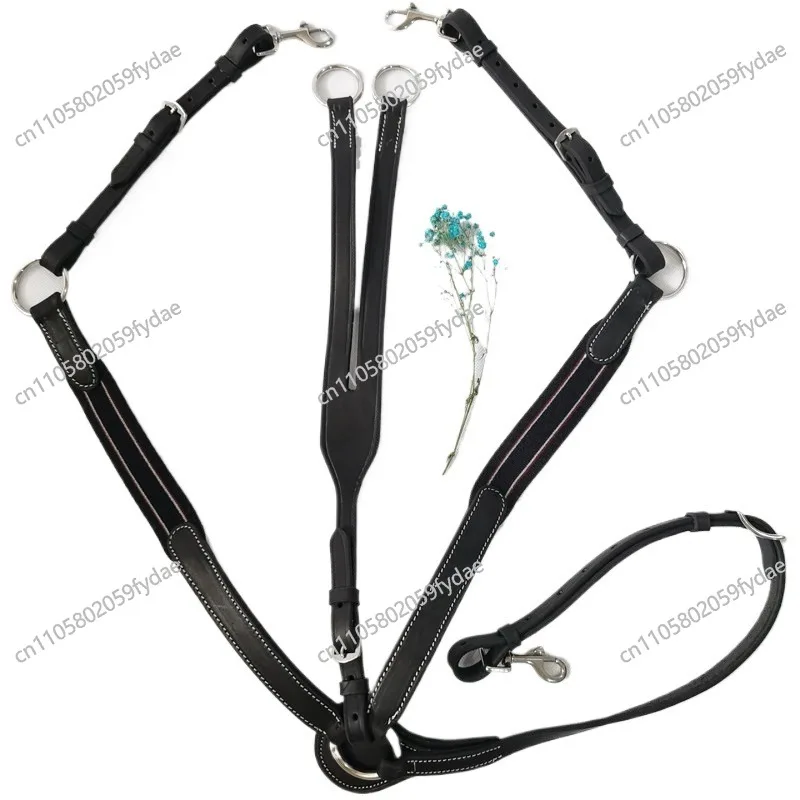 Low head leather 2-in-1 cowhide chest strap Low head leather Front chest strap Saddle accessories Horse cage harness
Low head leather 2-in-1 cowhide chest strap Low head leather Front chest strap Saddle accessories Horse cage harness