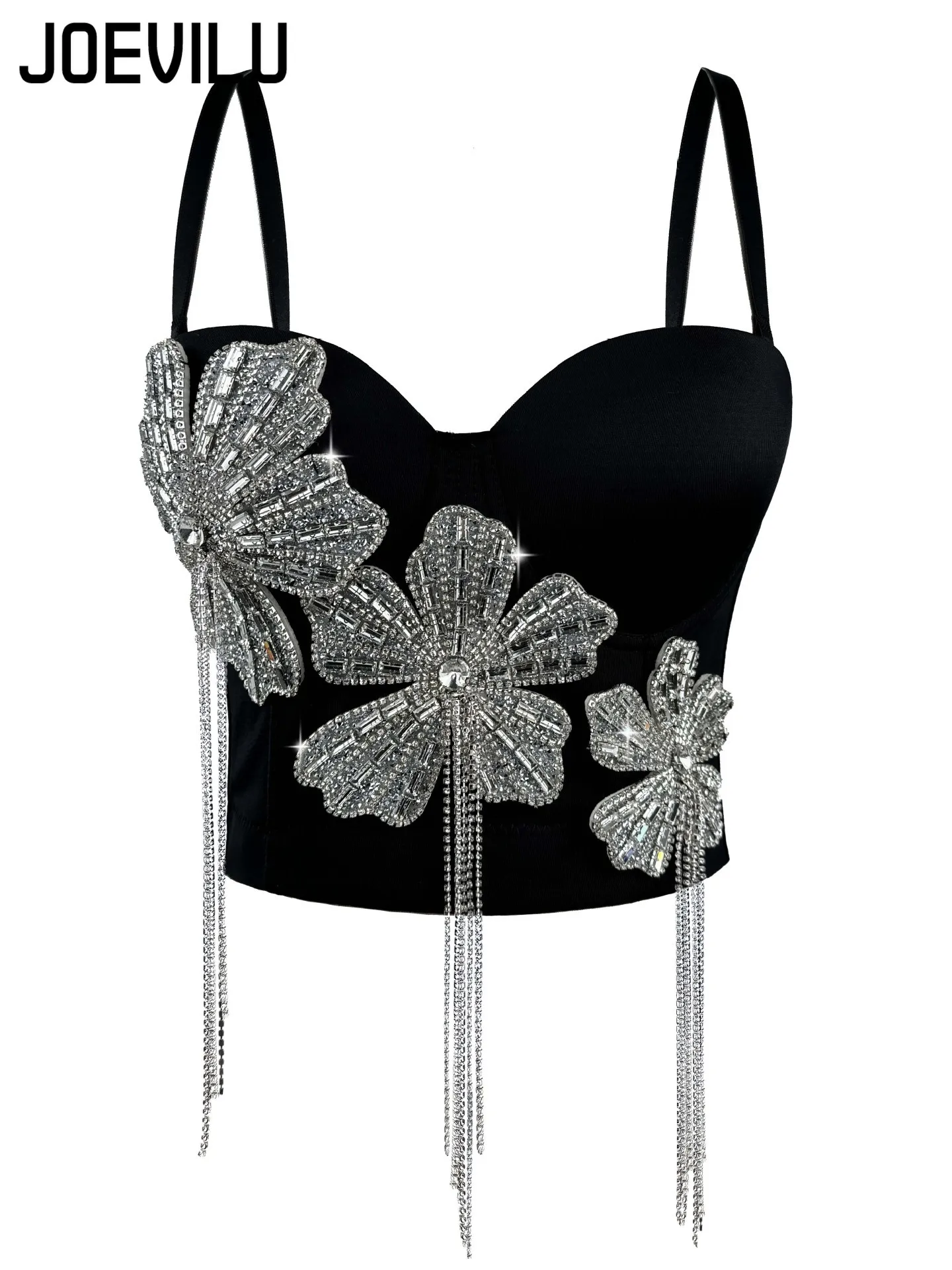 Bustier Corset Top Women Y2K Elegant Exposed Luxury Crystal Rhinestone Flower Embroidery Bustier Wearable Party Sexy Body Shaper
Bustier Corset Top Women Y2K Elegant Exposed Luxury Crystal Rhinestone Flower Embroidery Bustier Wearable Party Sexy Body Shaper