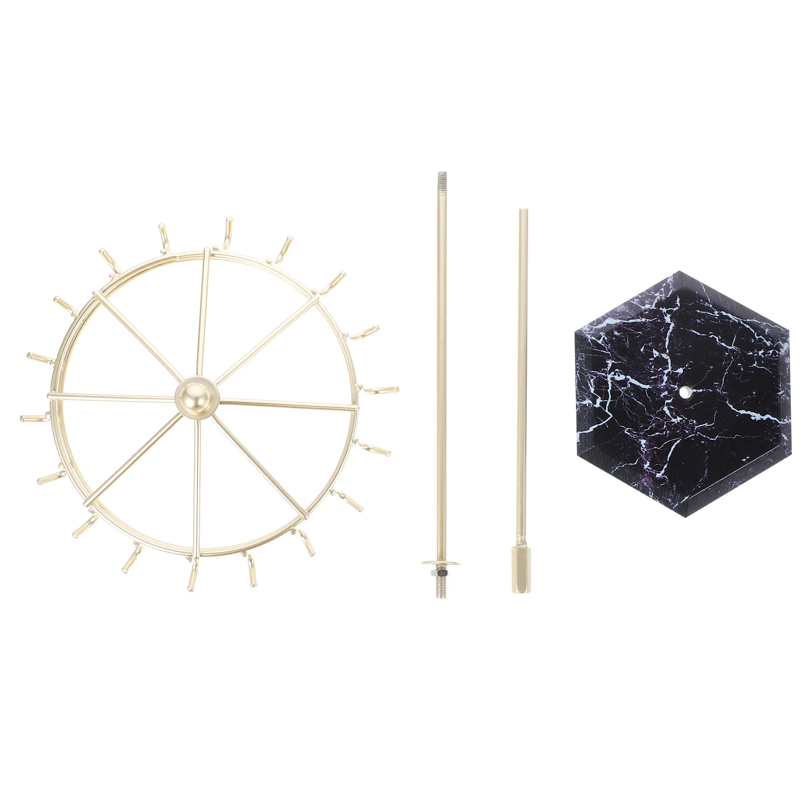 Jewelry Storage Rack Necklace Display Holder Stand Organizer Metal Gold Rust Resistant Stable Base Rotating Earring Bracelet
Jewelry Storage Rack Necklace Display Holder Stand Organizer Metal Gold Rust Resistant Stable Base Rotating Earring Bracelet