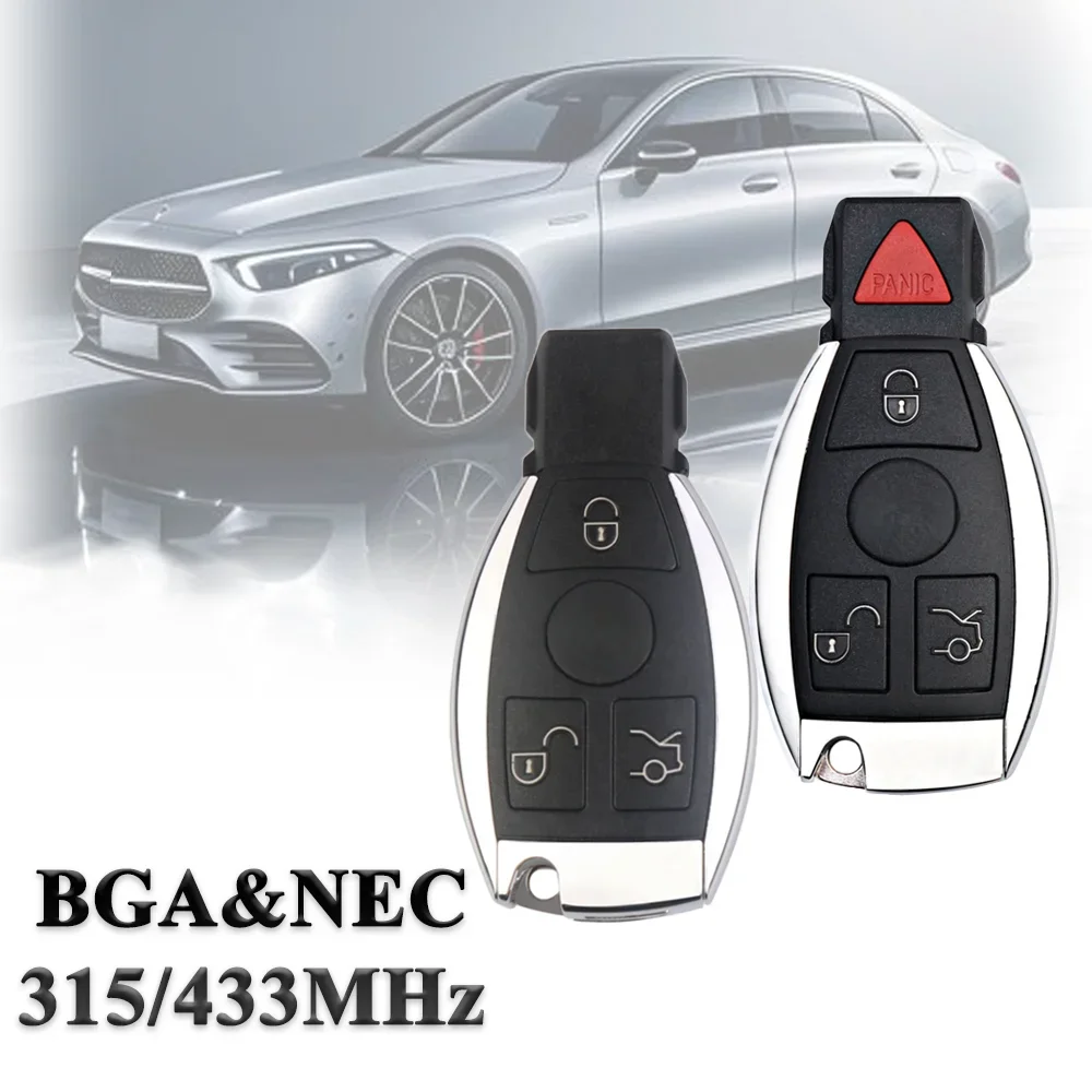 1pcs 3/4 Buttons BGA&NEC 315/433MHz Car Remote Control Key For Mercedes Benz Year 2000+ W203 W204 W205 W210 W211 W212 W221 W222
1pcs 3/4 Buttons BGA&NEC 315/433MHz Car Remote Control Key For Mercedes Benz Year 2000+ W203 W204 W205 W210 W211 W212 W221 W222
