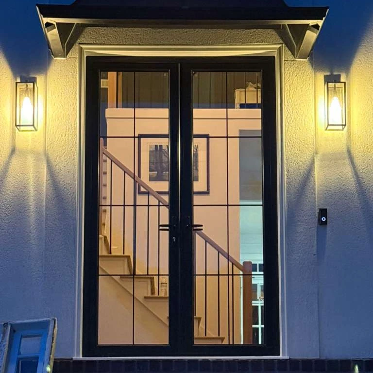 Hurricane Impact Thermal Break Front Double Doors Heat Insulation Tempered Glass Waterproof Track External French Casement Door
Hurricane Impact Thermal Break Front Double Doors Heat Insulation Tempered Glass Waterproof Track External French Casement Door