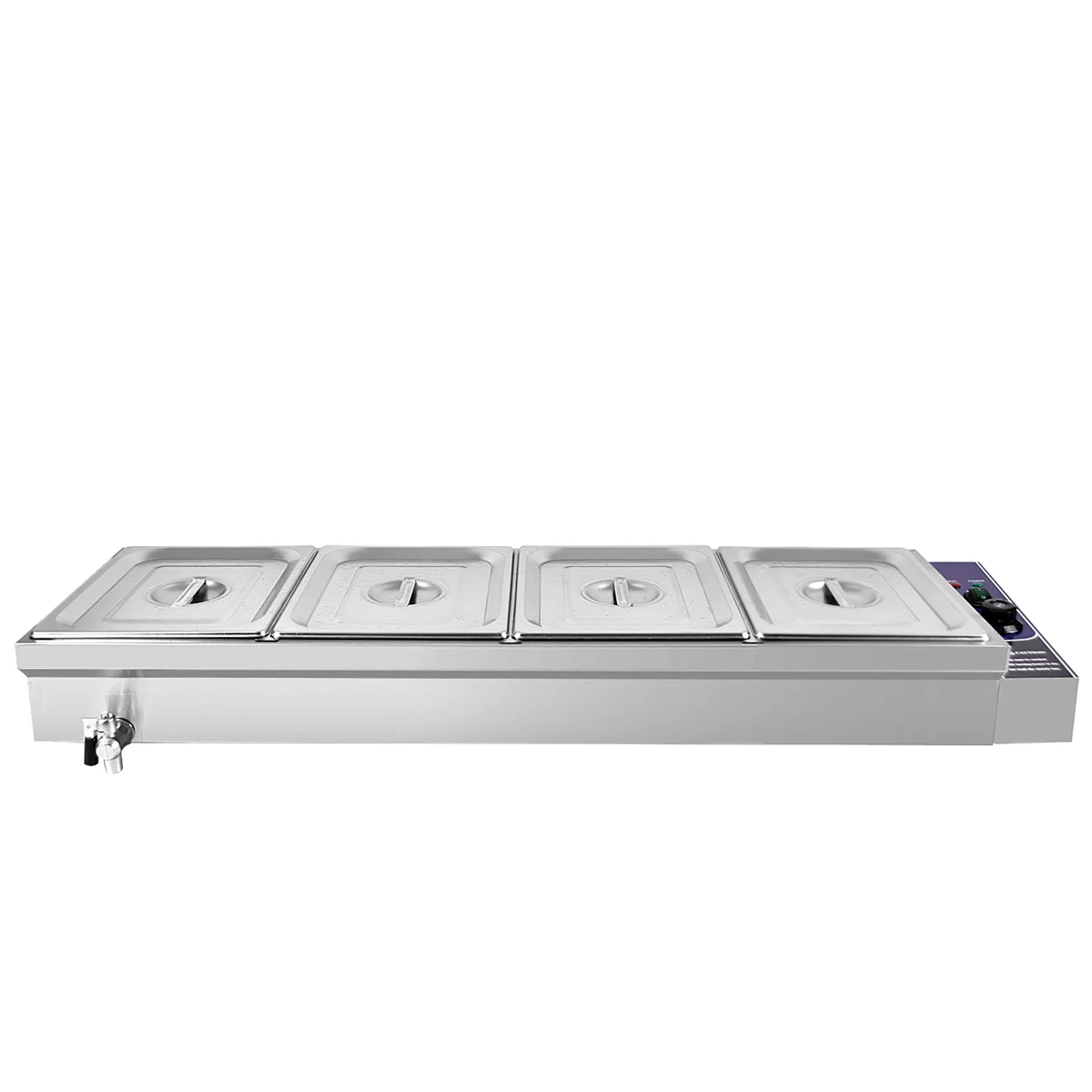 4 Pots Electric Stainless Steel 4pan Table Top Bain Marie Hot Food Display Warmers Snack Warmer Display 
4 Pots Electric Stainless Steel 4pan Table Top Bain Marie Hot Food Display Warmers Snack Warmer Display