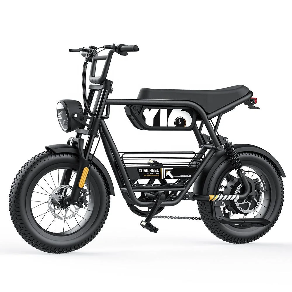 For Y16 Electric Fat Tire Bike with 48V 15Ah Battery 1000W Motor 45mph Max Speed
For Y16 Electric Fat Tire Bike with 48V 15Ah Battery 1000W Motor 45mph Max Speed