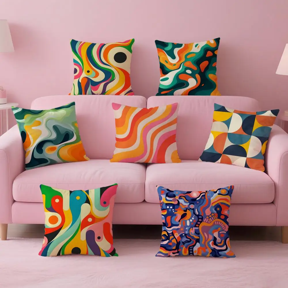 Abstract Geometric Pattern Cushion Cover Pillow Case Soft Skin Friendly Fabric & Concealed Zipper
Abstract Geometric Pattern Cushion Cover Pillow Case Soft Skin Friendly Fabric & Concealed Zipper