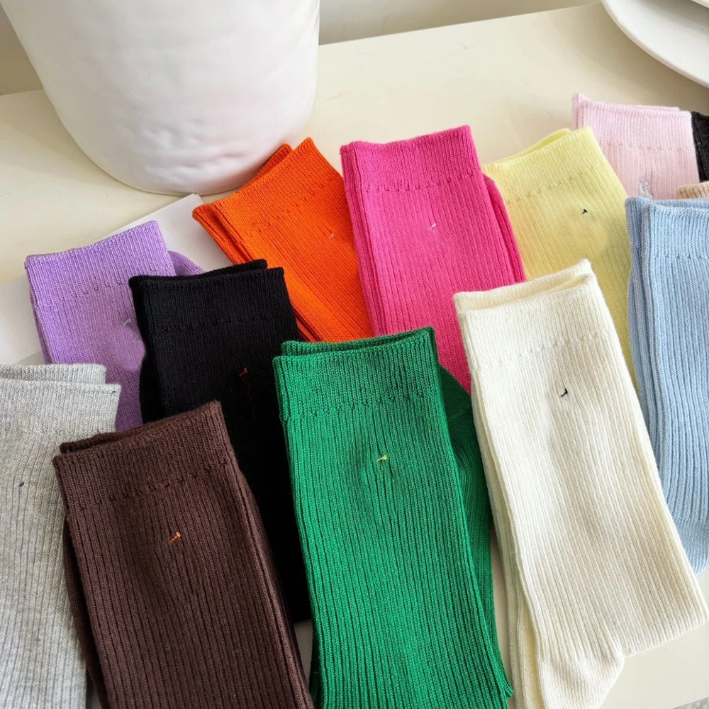 Women's Cotton Mid-Calf Socks Four Seasons New Style Comfortable Breathable Home Wear Fashionable Stockings Aileen Brand
Women's Cotton Mid-Calf Socks Four Seasons New Style Comfortable Breathable Home Wear Fashionable Stockings Aileen Brand