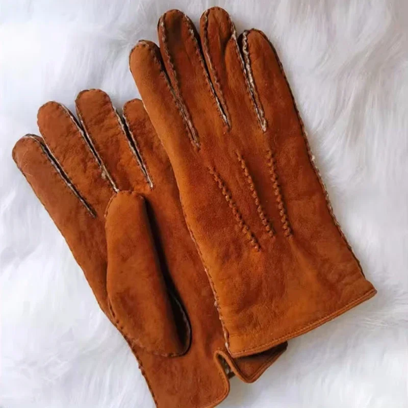Fashion Winter Gloves Women's Leather Mitten Winter Sheepskin Leather Fur Gloves Genuine Leather Winter Gloves
Fashion Winter Gloves Women's Leather Mitten Winter Sheepskin Leather Fur Gloves Genuine Leather Winter Gloves