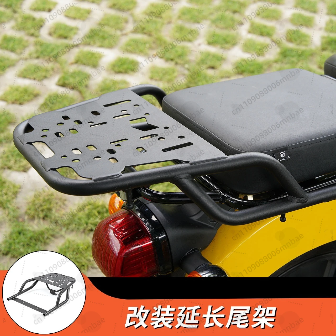 For Honda Cub CC110 Double-seat Rear Shelf, Extended Tail Rack, for Various Types of Tail Boxes
For Honda Cub CC110 Double-seat Rear Shelf, Extended Tail Rack, for Various Types of Tail Boxes