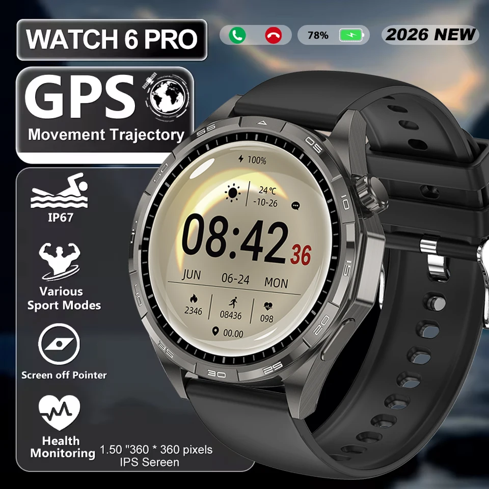 2026 Новые часы 6 Pro Смарт-часы Мужчины GPS-траектория Сердечный ритм Bluetooth Вызов 1,50 ''АМОЛЬЗУЕМЫЙ экран IP68 водонепроницаемые умные часы
2026 Новые часы 6 Pro Смарт-часы Мужчины GPS-траектория Сердечный ритм Bluetooth Вызов 1,50 ''АМОЛЬЗУЕМЫЙ экран IP68 водонепроницаемые умные часы