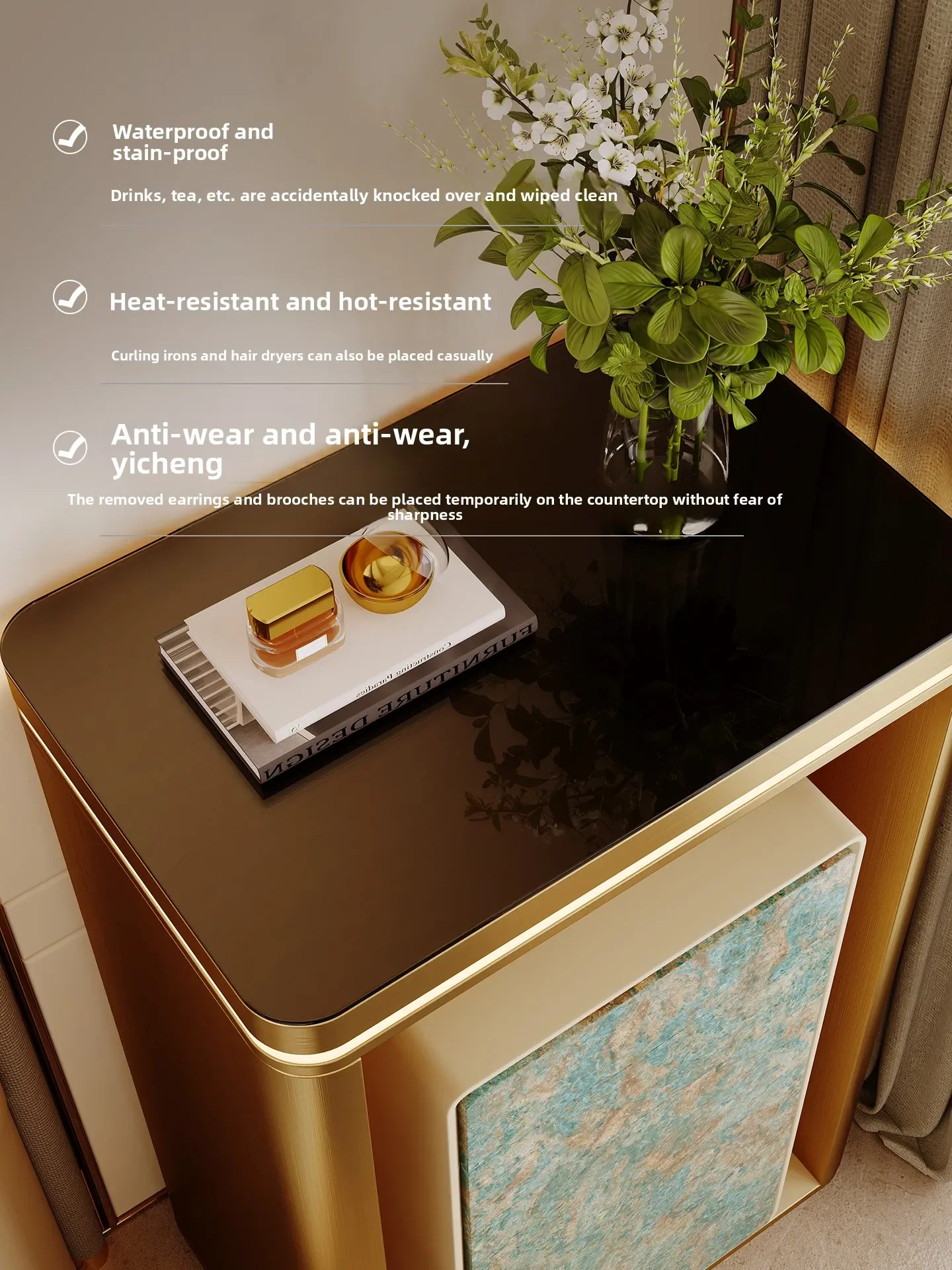 LX Light Luxury High-End Smart Bedside Cabinet Bedroom End of Bed Solid Wood Storage
LX Light Luxury High-End Smart Bedside Cabinet Bedroom End of Bed Solid Wood Storage