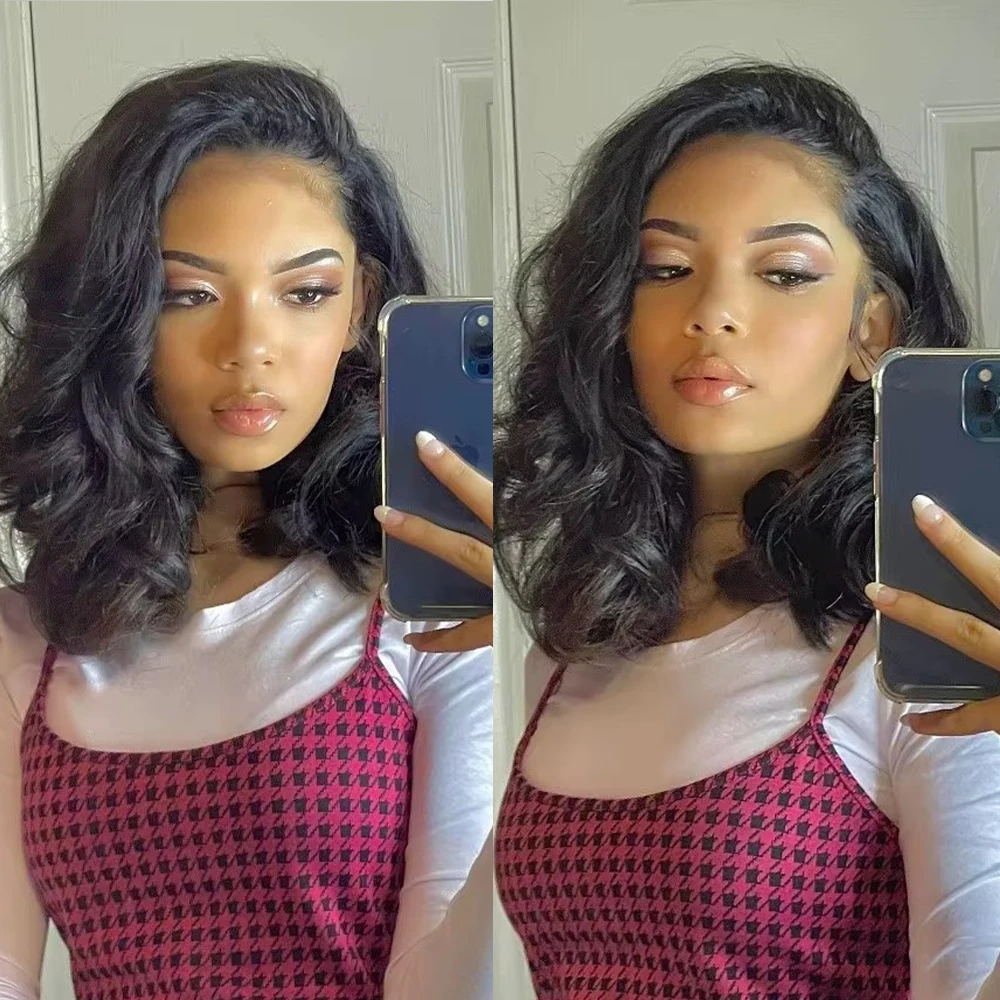 Glueless Wear Go Body Wave Bob Wig Brazilian Human Hair 13x4 13x6 HD Lace Front Wig Curly Short Bob Pre Plucked For Black Women
Glueless Wear Go Body Wave Bob Wig Brazilian Human Hair 13x4 13x6 HD Lace Front Wig Curly Short Bob Pre Plucked For Black Women