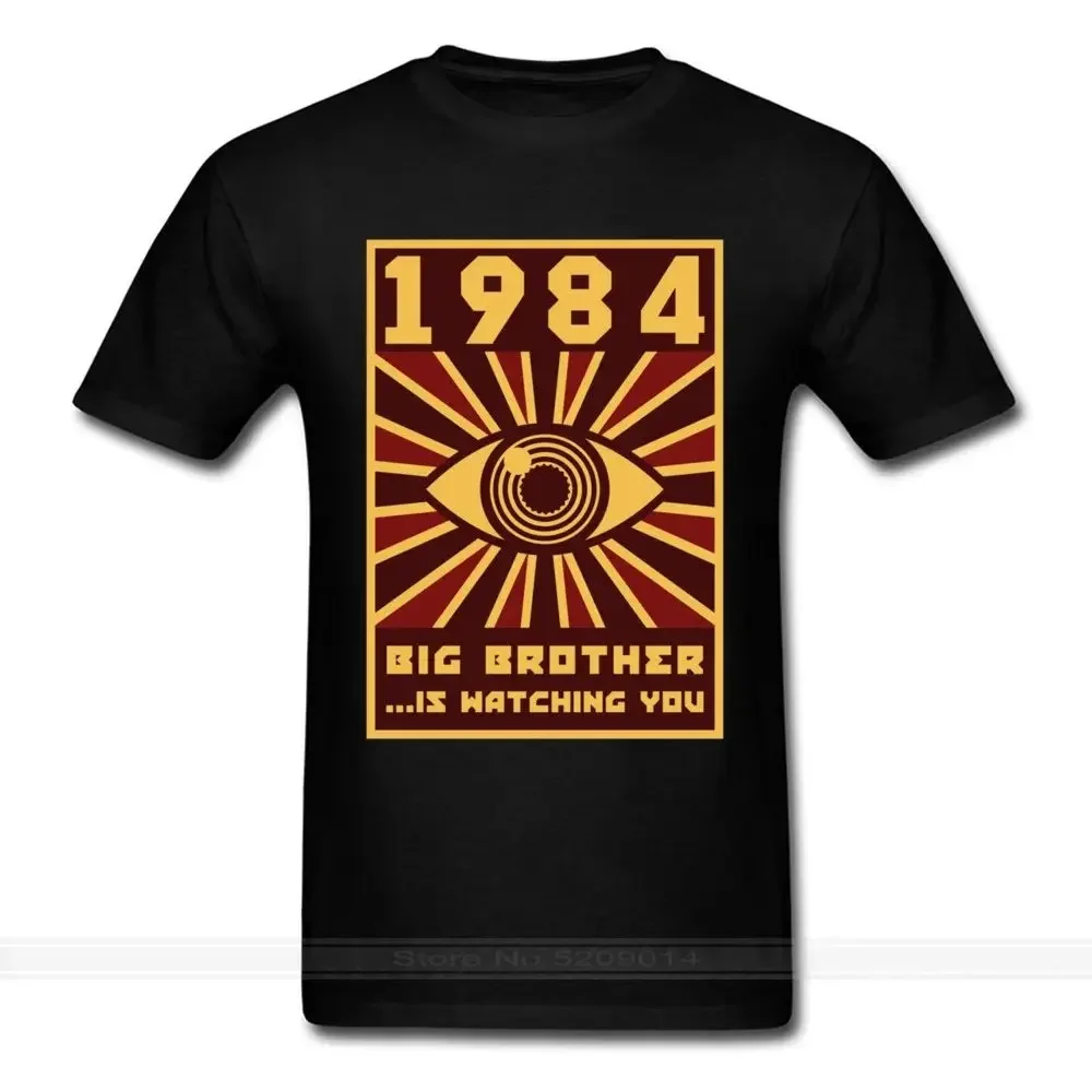1984 Big Brother T-shirt Men Black Tops Graphic Tshirt Horus Eye Clothing Vintage Tees 80s T Shirts Funny Hipster Streetwear
1984 Big Brother T-shirt Men Black Tops Graphic Tshirt Horus Eye Clothing Vintage Tees 80s T Shirts Funny Hipster Streetwear
