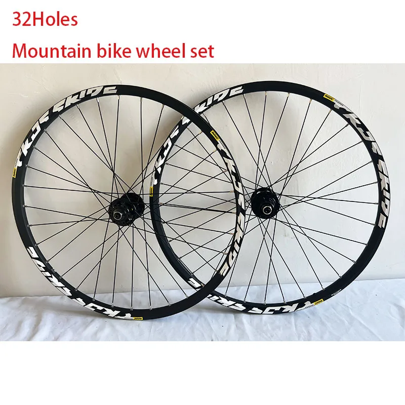 CR Mountain Bike Elbow Round Bar Six Claws 32 Holes Disc Brake Six Ding Quick Release/Barrel Shaft 120 Ring Wheel Set
CR Mountain Bike Elbow Round Bar Six Claws 32 Holes Disc Brake Six Ding Quick Release/Barrel Shaft 120 Ring Wheel Set