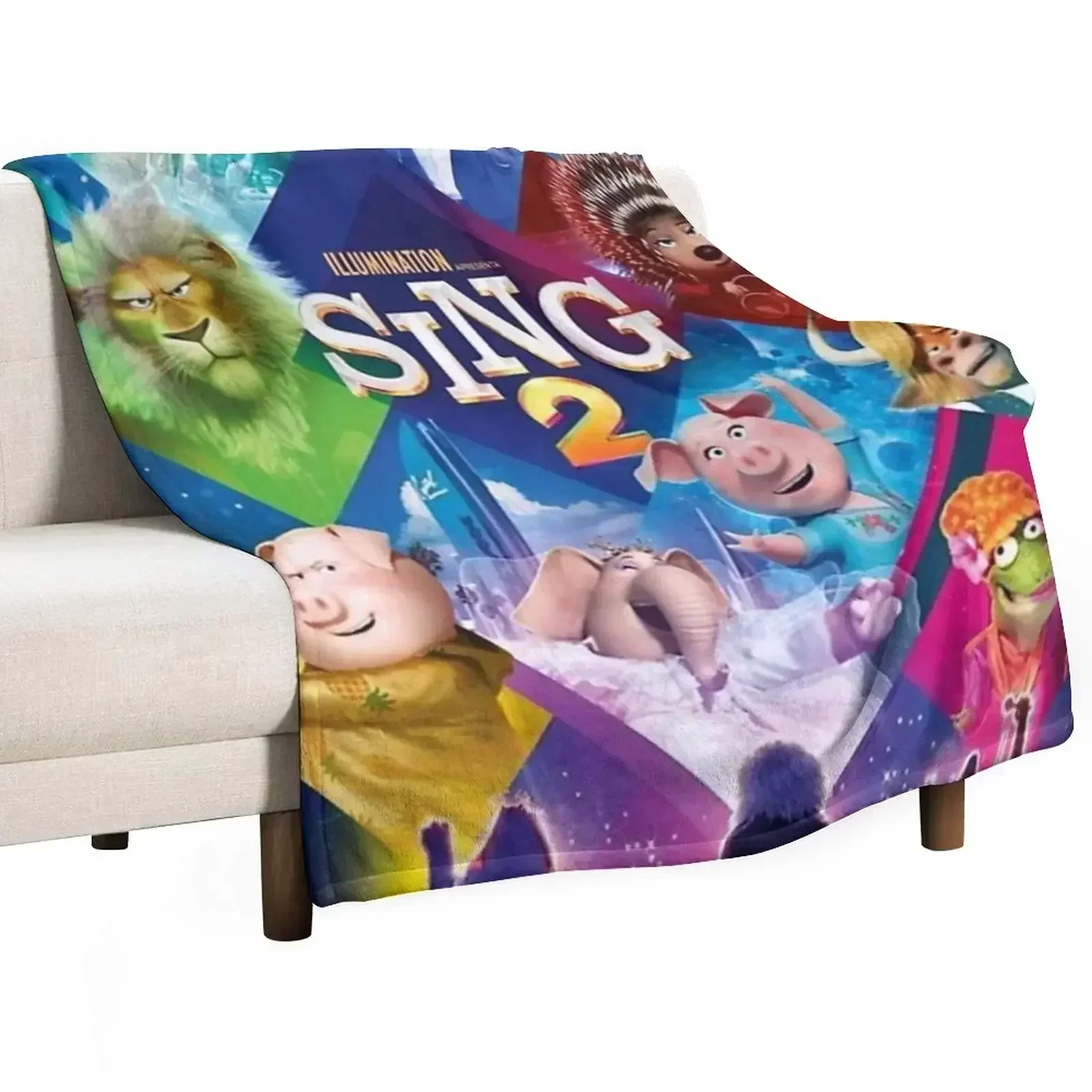 Movie Sing 2 Throw Blanket Fuzzy Plush Throw Blanket for Sofa Chair
Movie Sing 2 Throw Blanket Fuzzy Plush Throw Blanket for Sofa Chair