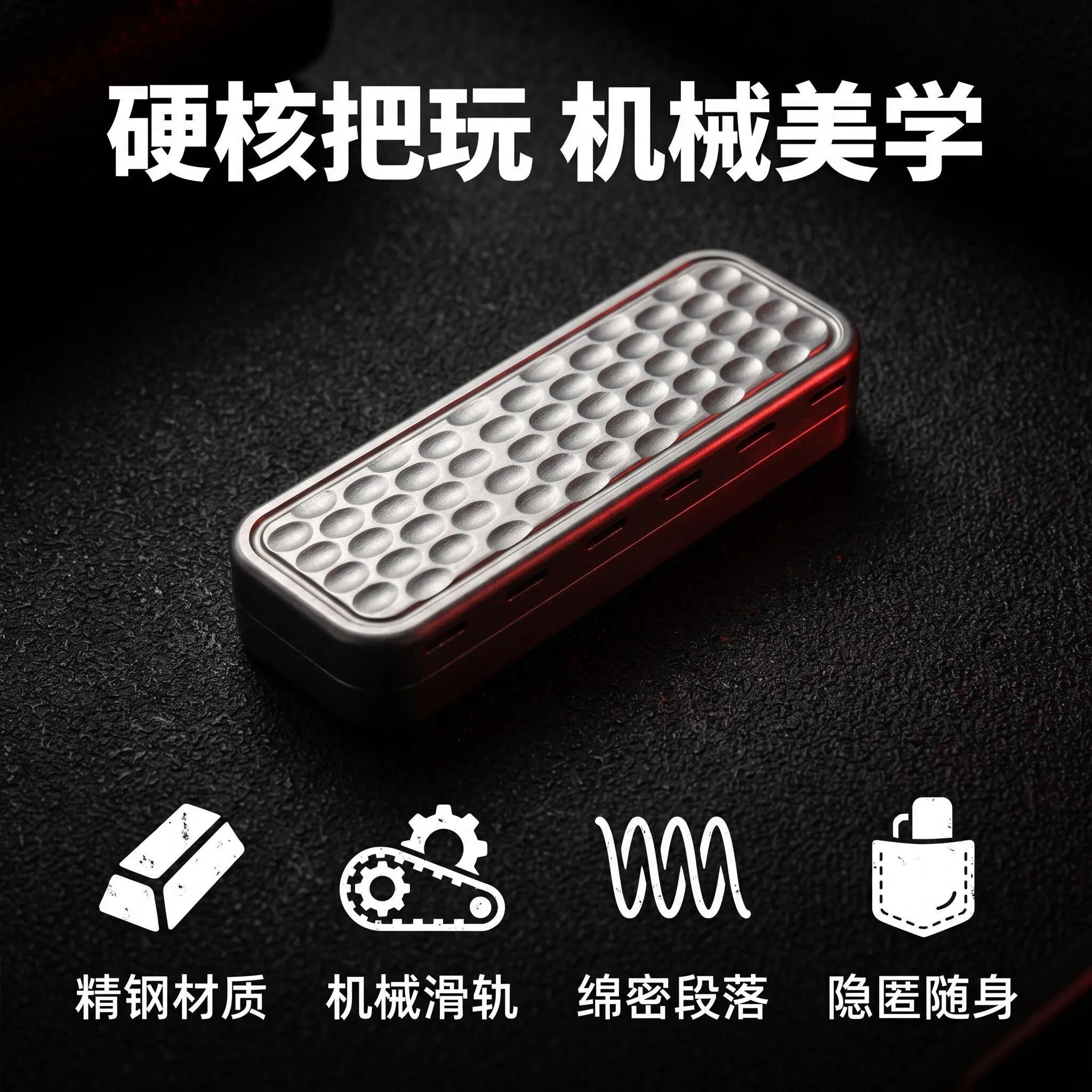 MOT Feng Ling Tuning Fork Fidget Slider – Mechanical Push Card & Gyro Spinner, Alloy EDC ADHD Haptic Decompression Desk Toy for
MOT Feng Ling Tuning Fork Fidget Slider – Mechanical Push Card & Gyro Spinner, Alloy EDC ADHD Haptic Decompression Desk Toy for
