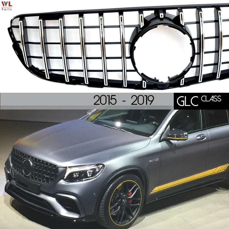 W253 гриль, черный и серебристый ABS передняя решетка радиатора для Mercedes GLC Class X253 SUV и C253 Coupe 2015 - 2019 включая GLE63
W253 гриль, черный и серебристый ABS передняя решетка радиатора для Mercedes GLC Class X253 SUV и C253 Coupe 2015 - 2019 включая GLE63