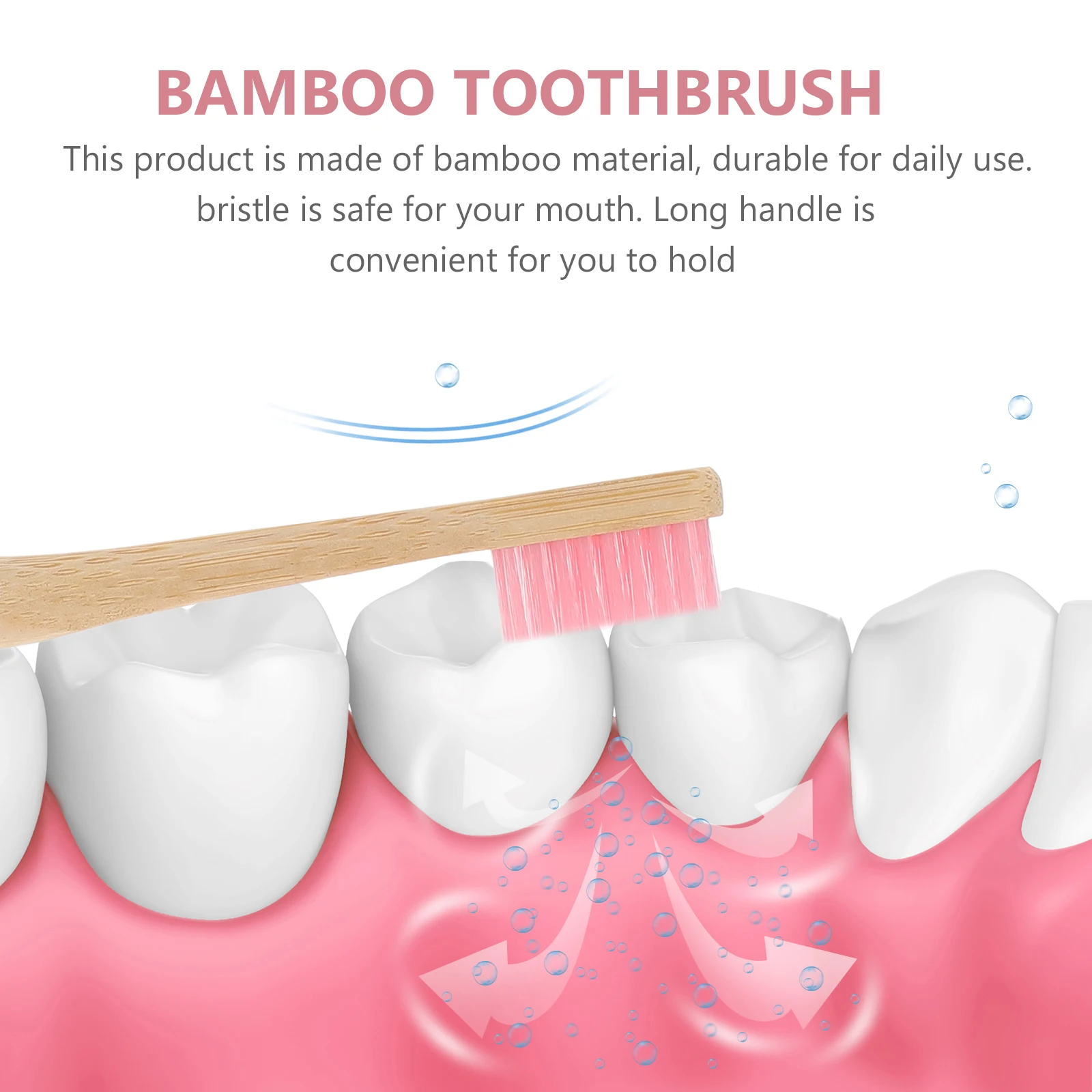 4pcs Eco-Friendly Bamboo Toothbrush Biodegradable Wooden Toothbrushes For Adults Durable Handle Anti-Slip Travel Home Use Yellow
4pcs Eco-Friendly Bamboo Toothbrush Biodegradable Wooden Toothbrushes For Adults Durable Handle Anti-Slip Travel Home Use Yellow