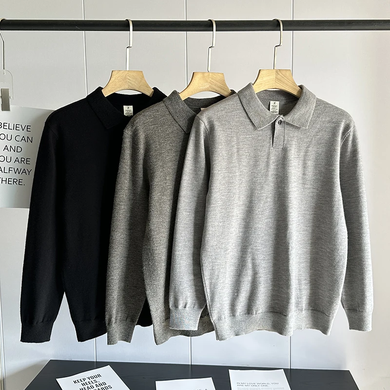 Вязаный свитер для мужчин, повседневный, с откидным воротником, базовый слой, осень-зима, цветной, повседневный, хлопковый...
Вязаный свитер для мужчин, повседневный, с откидным воротником, базовый слой, осень-зима, цветной, повседневный, хлопковый...