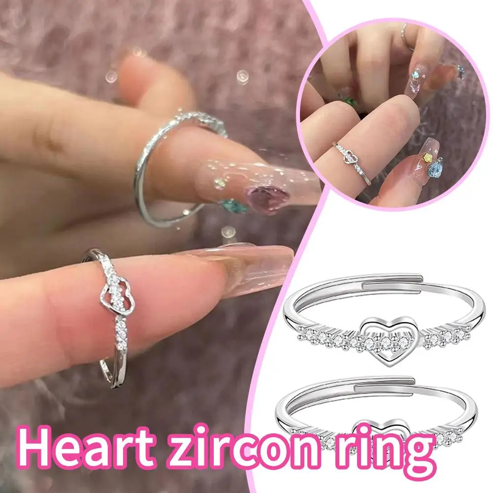 NEW Fashion Simple Row Diamond Hollow Heart-shaped Jewelry Finger Heart Rhinestone Pink Gift Elegant Crystal Delicate Y7K2
NEW Fashion Simple Row Diamond Hollow Heart-shaped Jewelry Finger Heart Rhinestone Pink Gift Elegant Crystal Delicate Y7K2