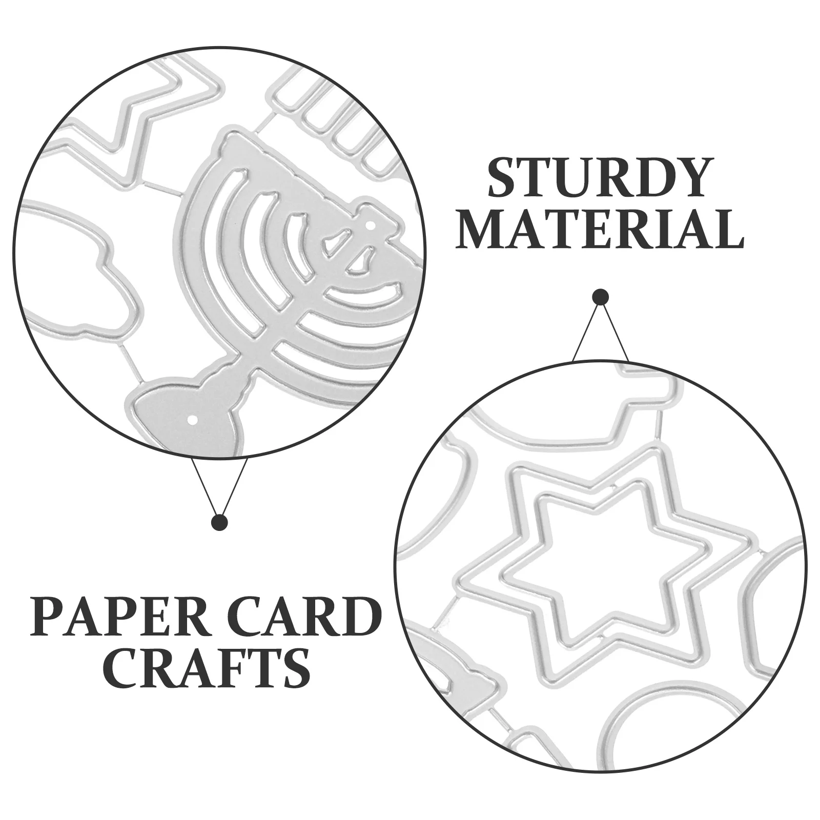 Hanukkah Cutting Die Carbon Steel Metal Die Cut DIY Craft Stencil Hanukkah Themed Party Card Embossing DIY Cutting Dies
Hanukkah Cutting Die Carbon Steel Metal Die Cut DIY Craft Stencil Hanukkah Themed Party Card Embossing DIY Cutting Dies