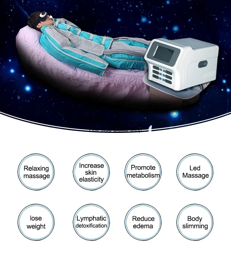 CE 24way 4 massage modes touchscreen version detoxification lymphatic drainage air pressure therapy massage 2026
CE 24way 4 massage modes touchscreen version detoxification lymphatic drainage air pressure therapy massage 2026