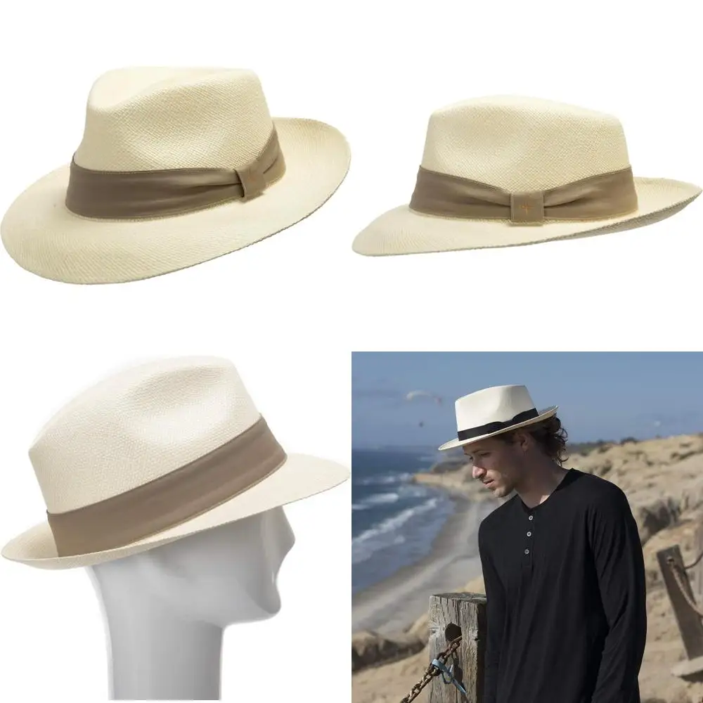 Классическая легкая соломенная шляпа-панама, подлинный ретро-стиль для лета на открытом воздухе
Классическая легкая соломенная шляпа-панама, подлинный ретро-стиль для лета на открытом воздухе