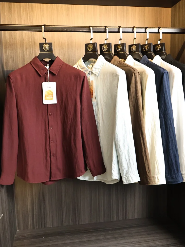 Smooth And Fine! Lenzing Mixed! Spring Color Business Commute Skin-friendly Long Sleeve Shirt for Men
Smooth And Fine! Lenzing Mixed! Spring Color Business Commute Skin-friendly Long Sleeve Shirt for Men