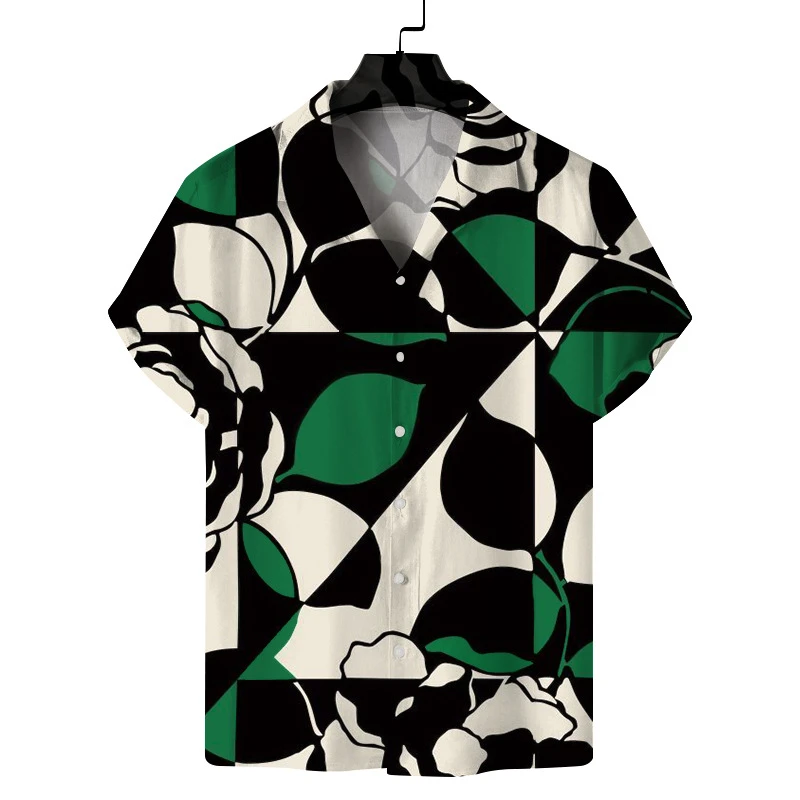 Fashion Men's Hawaiian Vacation Men's Casual Colorful Printed Beach Shirt Short Sleeve Loose Leisure Comfortable Top Male Blouse
Fashion Men's Hawaiian Vacation Men's Casual Colorful Printed Beach Shirt Short Sleeve Loose Leisure Comfortable Top Male Blouse