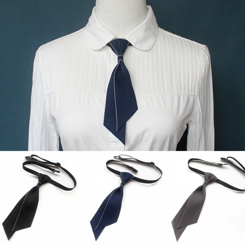 Simple Slim Neck Tie Solid Color Adjustable Elastic Band Shirt Bowtie College Style Business Dress Graduation Bow Tie
Simple Slim Neck Tie Solid Color Adjustable Elastic Band Shirt Bowtie College Style Business Dress Graduation Bow Tie