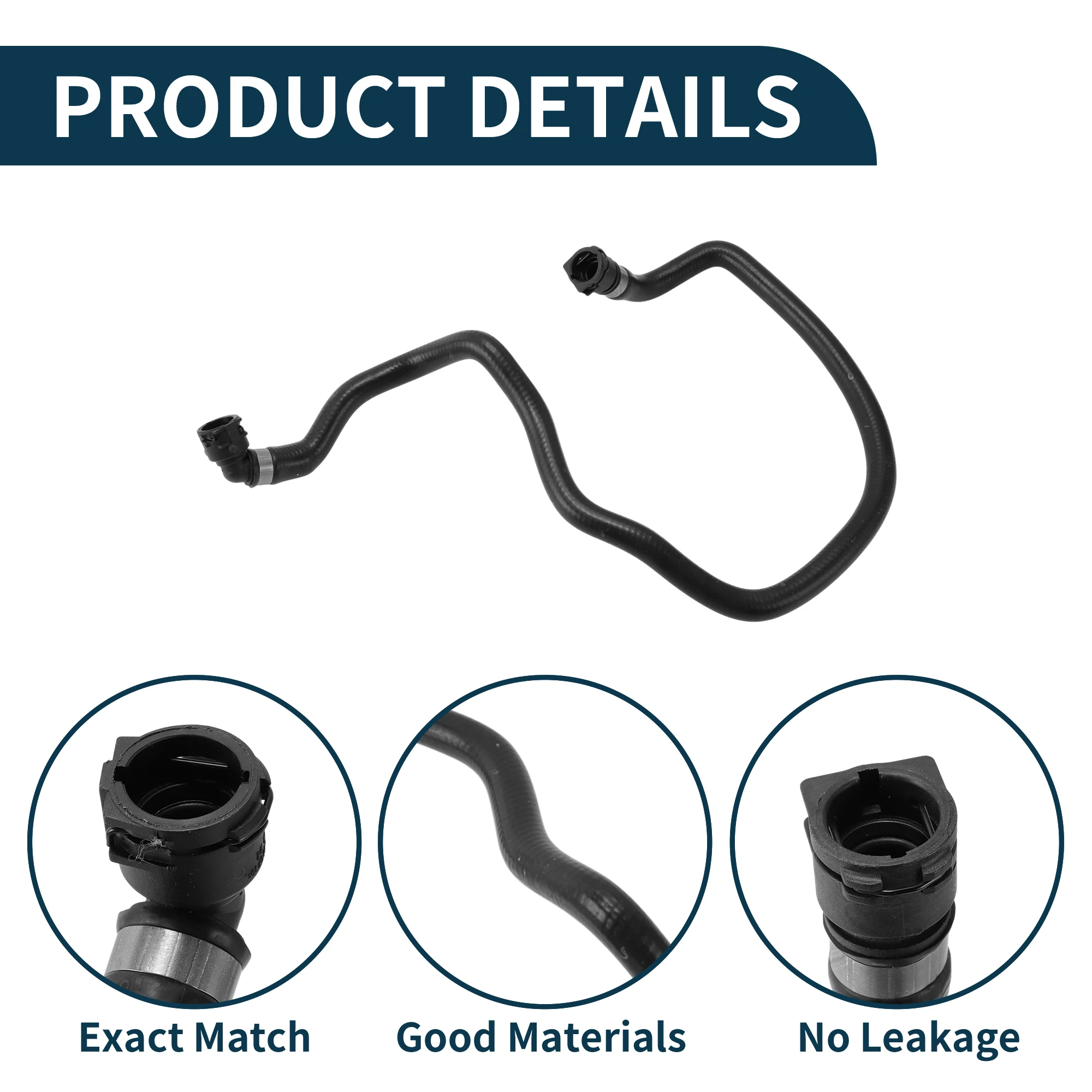 UXCELL Radiator Hose Heater Hose Radiator Outlet Hose Pipe for BMW 3 Series 2017 No.17128616559 Rubber Coolant Pipe Black 1 Pcs
UXCELL Radiator Hose Heater Hose Radiator Outlet Hose Pipe for BMW 3 Series 2017 No.17128616559 Rubber Coolant Pipe Black 1 Pcs