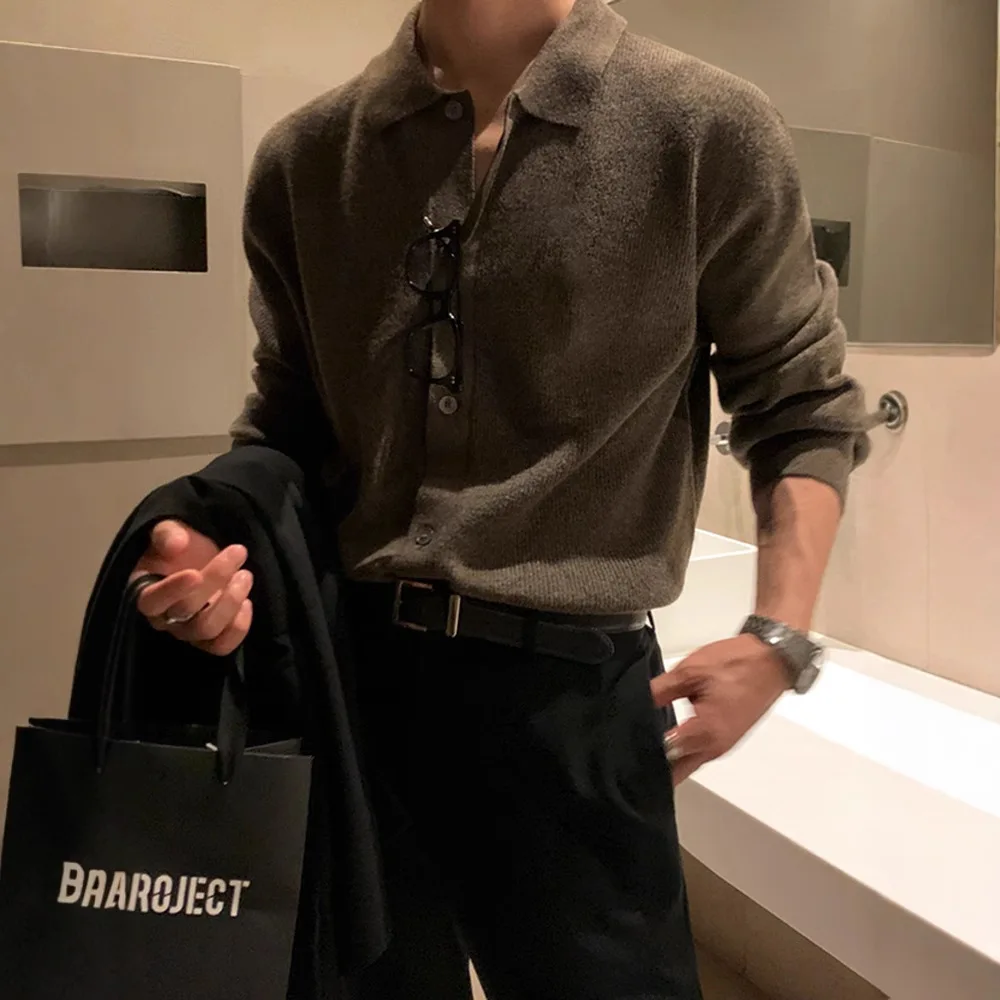 Man Knitting Shirts 2025 Autumn Winter Knit Cardigan Men's Oversized Trendy Smart Casual Long Sleeve Shirts Sweater
Man Knitting Shirts 2025 Autumn Winter Knit Cardigan Men's Oversized Trendy Smart Casual Long Sleeve Shirts Sweater