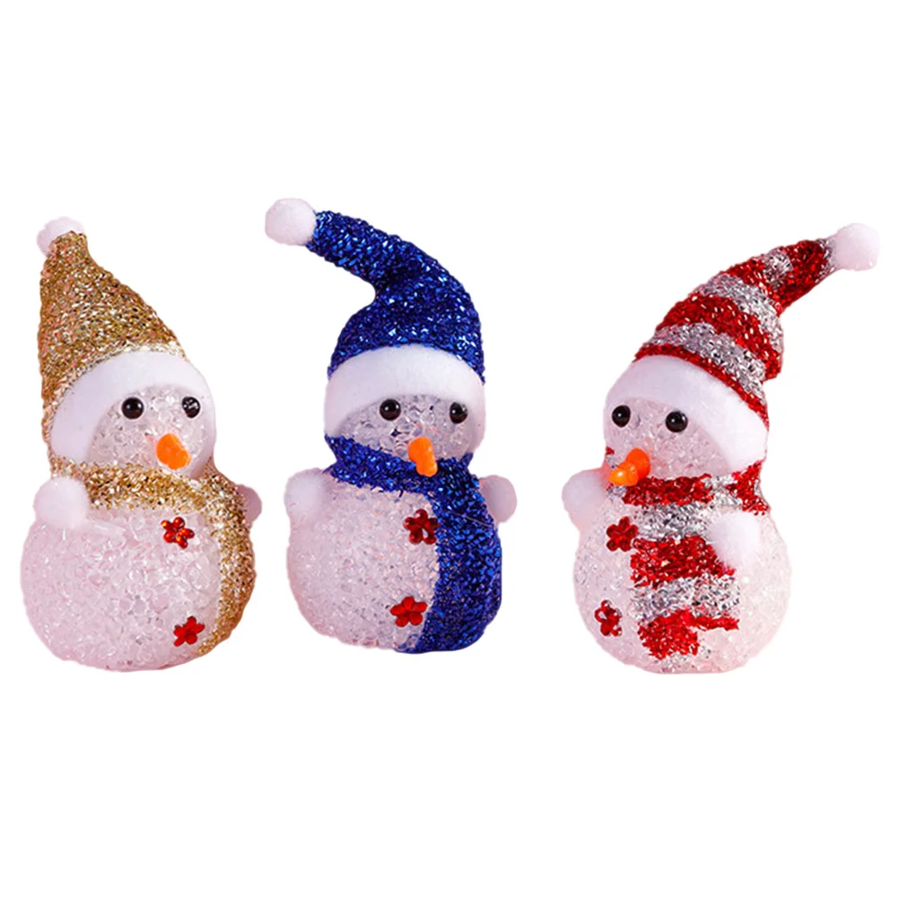 3pcs Luminous Snowman Light Crystal Snowman Night For Decoration Xmas Themed Lamp Christmas Decorative Light Night Lamp For
3pcs Luminous Snowman Light Crystal Snowman Night For Decoration Xmas Themed Lamp Christmas Decorative Light Night Lamp For