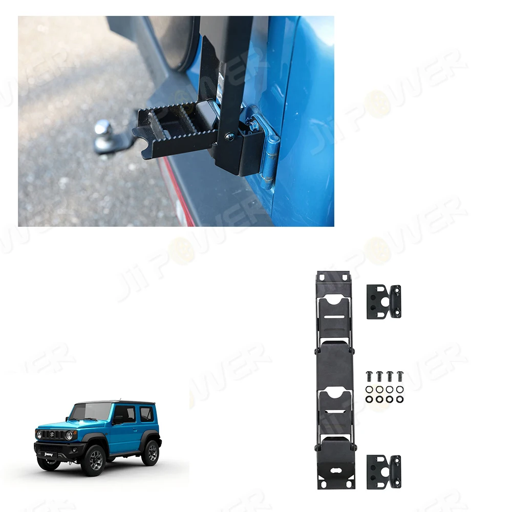 JP16 ODM Jimny 2022, аксессуары для внешнего интерьера, задняя лестница, задний каркас для Suzuki Jimny Body Kit
JP16 ODM Jimny 2022, аксессуары для внешнего интерьера, задняя лестница, задний каркас для Suzuki Jimny Body Kit