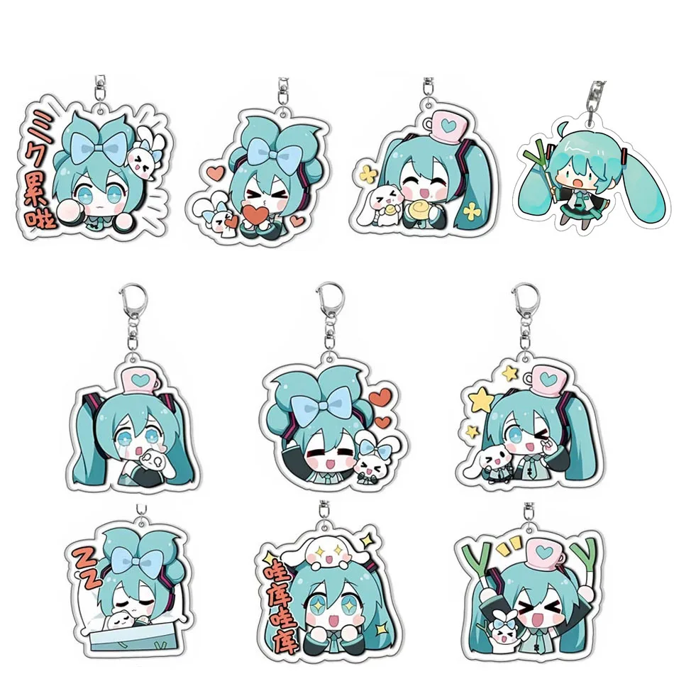 1/10 шт. акриловый брелок Hatsune Miku, аксессуары для косплея в стиле аниме, милый мультяшный брелок, подарок
1/10 шт. акриловый брелок Hatsune Miku, аксессуары для косплея в стиле аниме, милый мультяшный брелок, подарок