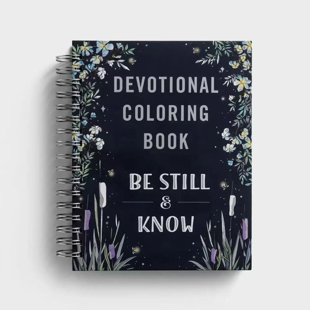 Devotional Coloring Book "Be Still & Know" 75 Inspiring Devotions Encouragement Hope Spiral Bound Coloring Pages Gift For Adults
Devotional Coloring Book "Be Still & Know" 75 Inspiring Devotions Encouragement Hope Spiral Bound Coloring Pages Gift For Adults