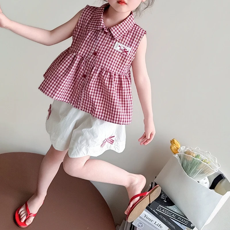 Girls Casual Cute Two Piece Set Breathable Soft Cotton Short Sleeve Loose Fit Outfit for Kids Comfortable Daily Wear Trendy
Girls Casual Cute Two Piece Set Breathable Soft Cotton Short Sleeve Loose Fit Outfit for Kids Comfortable Daily Wear Trendy