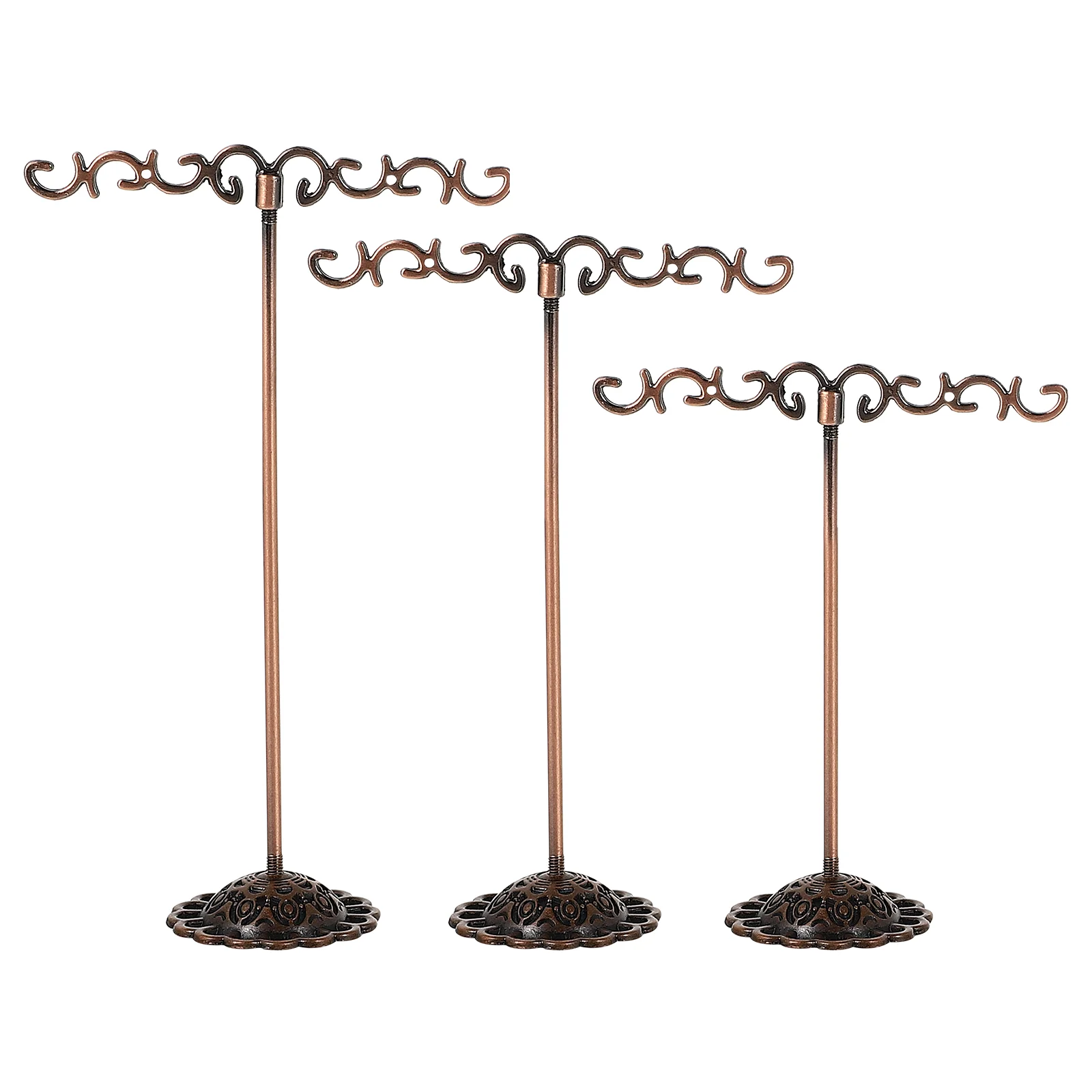 3 Pcs Earring Stand Display Set Jewelry Rack Storage Holder Red Desktop Adornment Creative Iron Material Stable Showcase Home
3 Pcs Earring Stand Display Set Jewelry Rack Storage Holder Red Desktop Adornment Creative Iron Material Stable Showcase Home