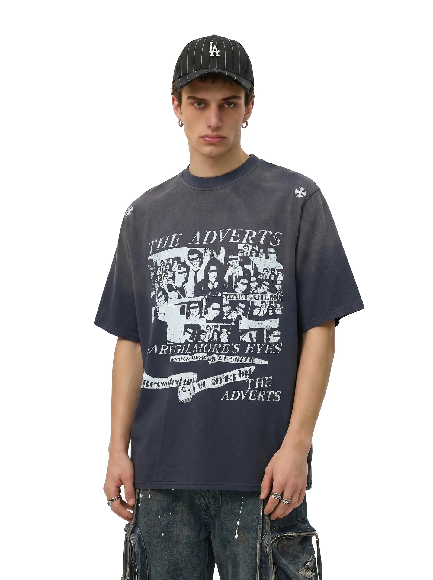 Retro American Style Printed Short Sleeve T-Shirt Men's Summer Loose Fit Top Half Sleeve Casual Streetwear Breathable Cotton
Retro American Style Printed Short Sleeve T-Shirt Men's Summer Loose Fit Top Half Sleeve Casual Streetwear Breathable Cotton