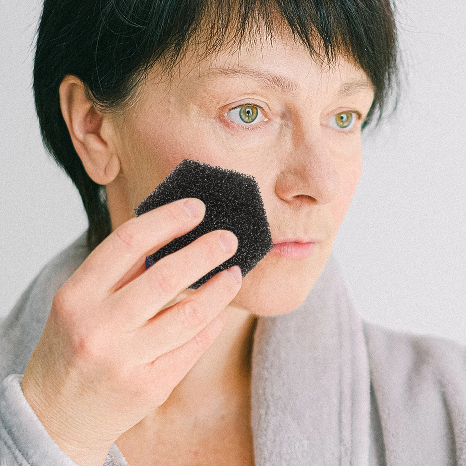 4pcs Black Hexagon Makeup Removing Sponges Facial Cleansing Exfoliating Deep Pore Cleanse Non Irritating Absorption Pads Women 
4pcs Black Hexagon Makeup Removing Sponges Facial Cleansing Exfoliating Deep Pore Cleanse Non Irritating Absorption Pads Women